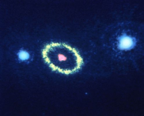 Сверхновая звезда SN 1987A, 1990