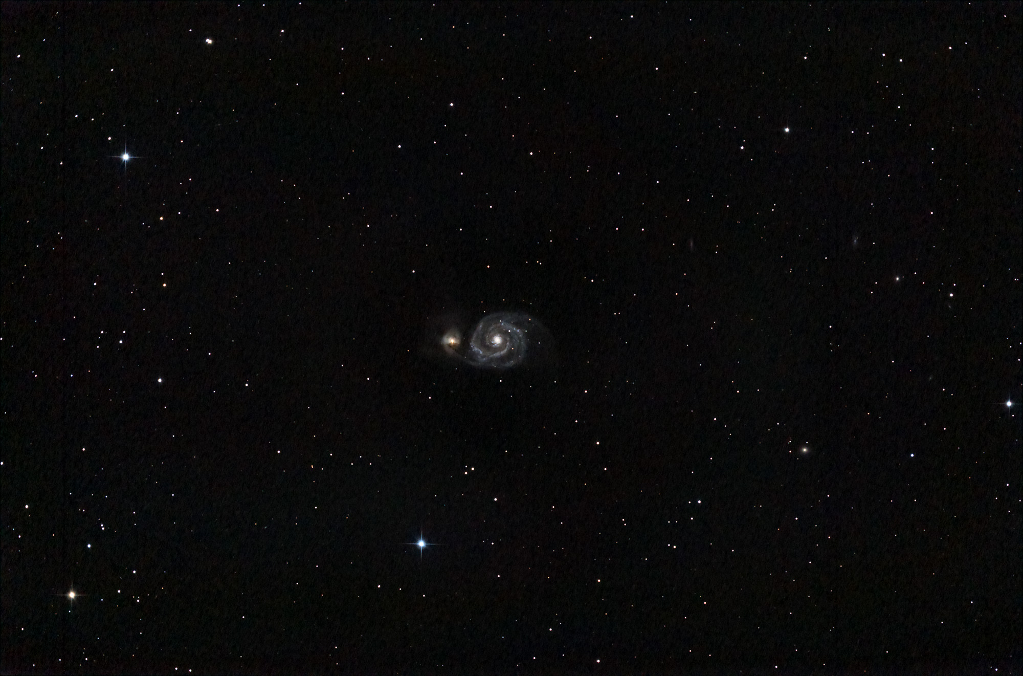 Любительский снимок M51